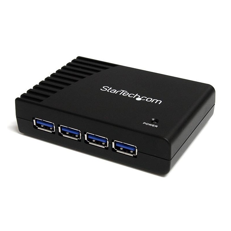 4 Port SuperSpeed USB 3.0 Hub - Schwarz